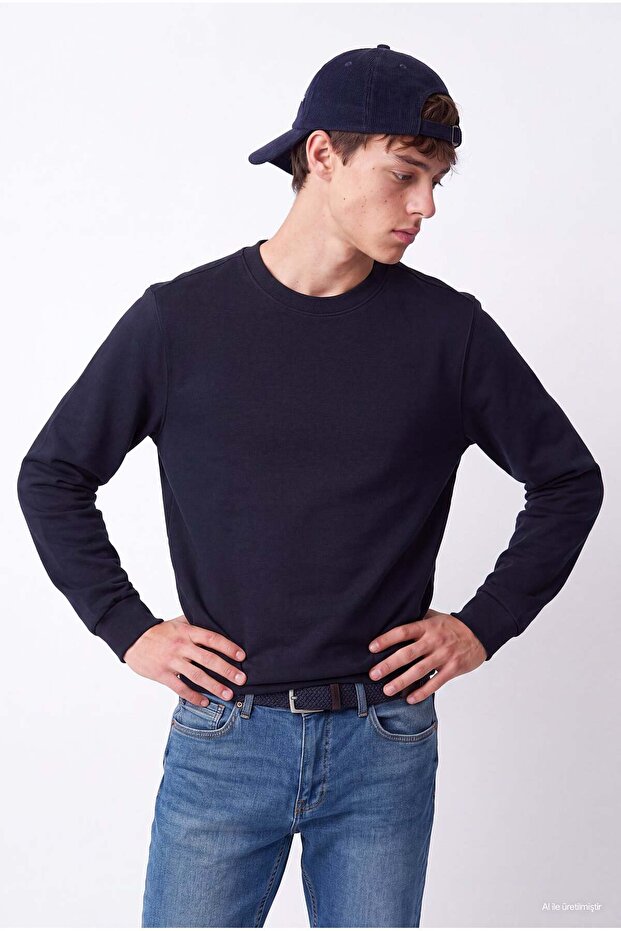 Men's Crew Neck Long Sleeve Sweatshirt