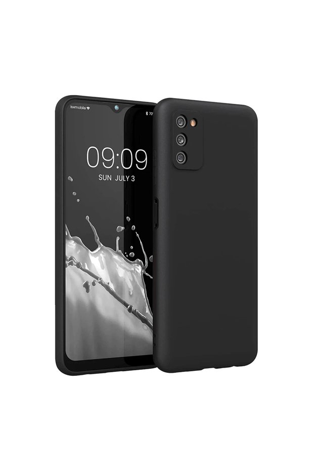 Samsung galaxy a03s case first silicone - black