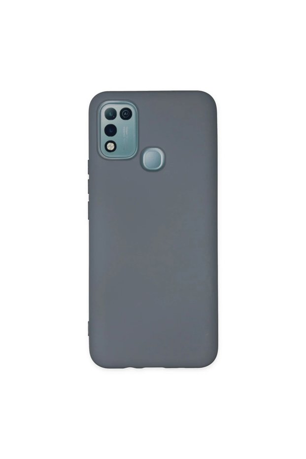 Infinix Hot 10 Play Case Nano Inside Velvet Silicone - Gray