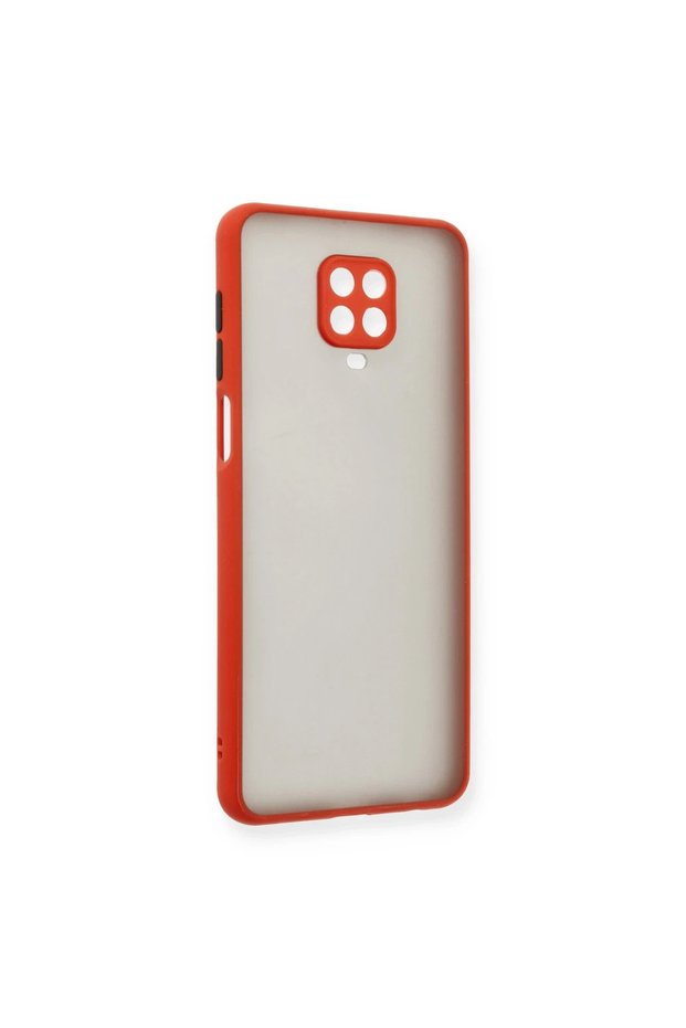 Xiaomi Redmi Note 9 Pro Case Montreal Silicone Cover - Red