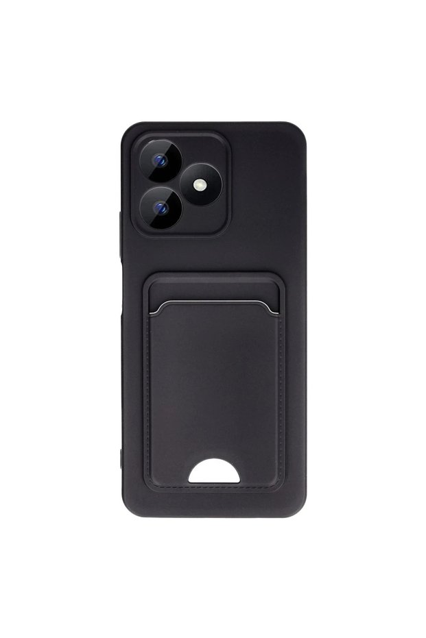 Realme Note 50 4g Case Kelvin Silicone with Business Card - Black