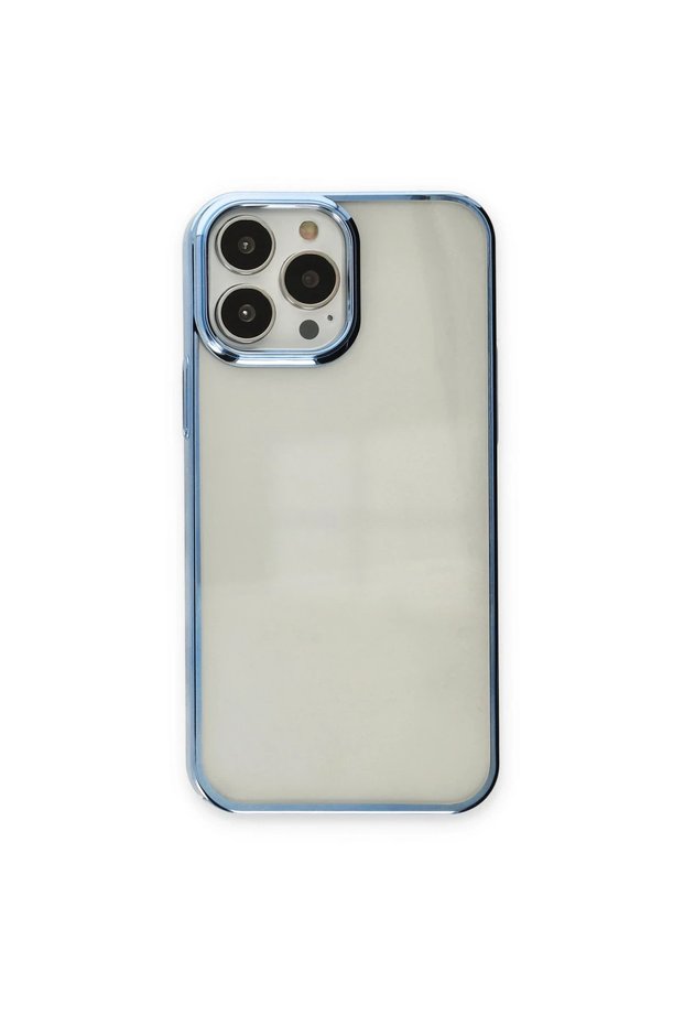 غطاء سيليكون لـ Apple iPhone 14 Pro Max - أزرق سماوي