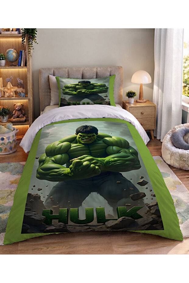 Hulk Hero Kids Bedding Set