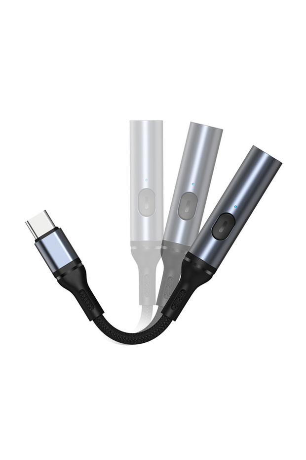 1pcs GITFOS Electric Lighter USB Type C Cable Lighter for Phone Tablets Safety Switch Windproof Rech