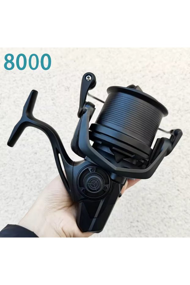 8000 M Big Spinning Fishing Reels 8000-14000 Long Casting Wheel Drag 20KG Powerful Reel for Carp Fis