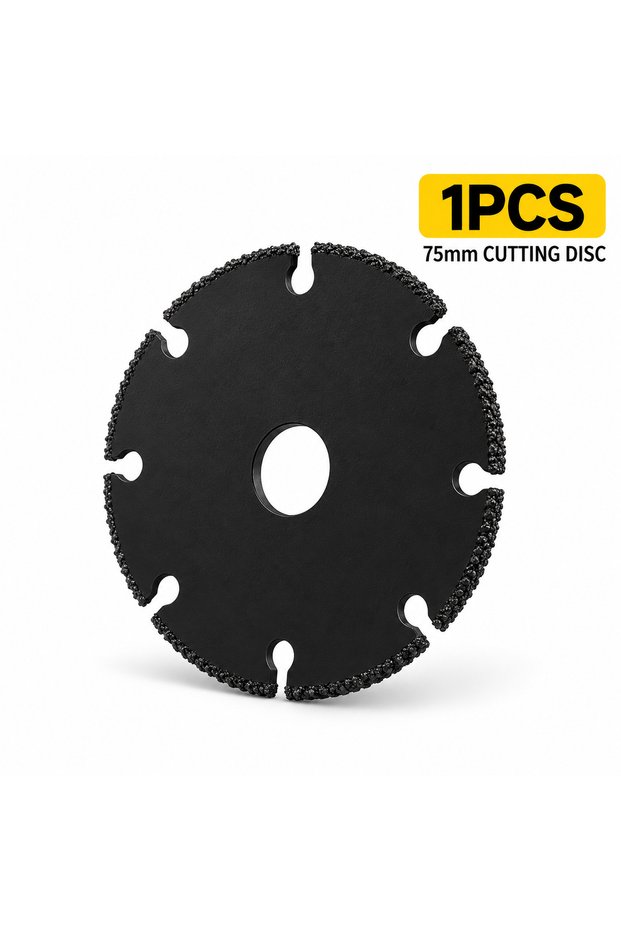 1Pc-75mm 75mm Emery Saw Blade Mini Diamond Cutting Disc for Metal Wood Plastic Grinder, High Speed R
