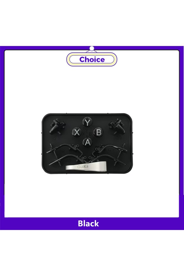 Black GuliKit For GuliKit KK3 Max KK3 Pro Controller Accessories Pack with 6 Rear Paddles,4 PC Layou