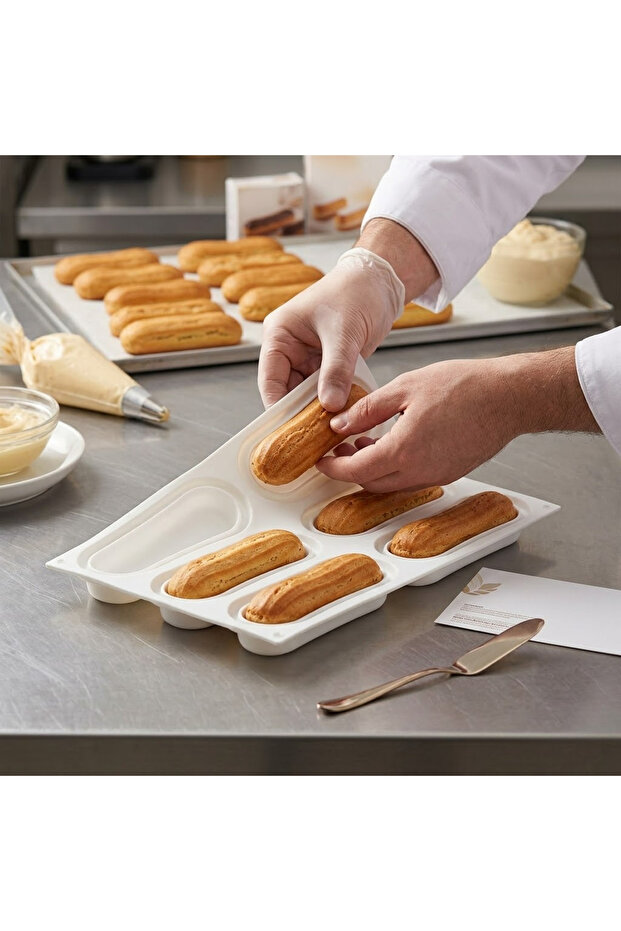 Profesyonel Silikon Ekler Kalıbı (Eclair)