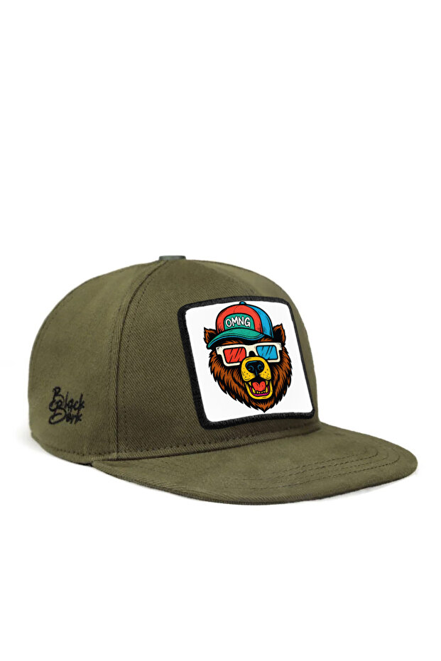 Hip Hop Kids Bear Logo Khaki Children's Hat