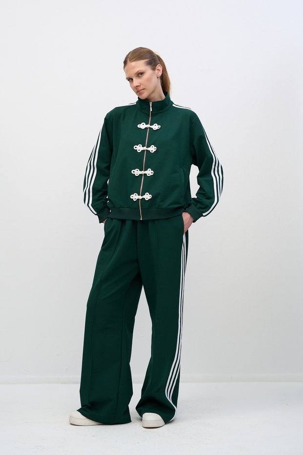 Set de trening retro cu dungi
