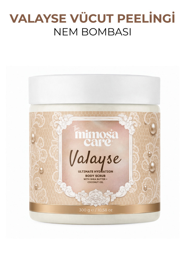 Valayse Perfume Body Scrub-Purifying, Moisturizing, Anti-Ingrown Hair. 300 Gr