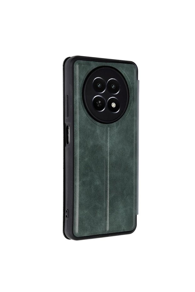 Realme 12 5g Case Flip Cover - Dark Green