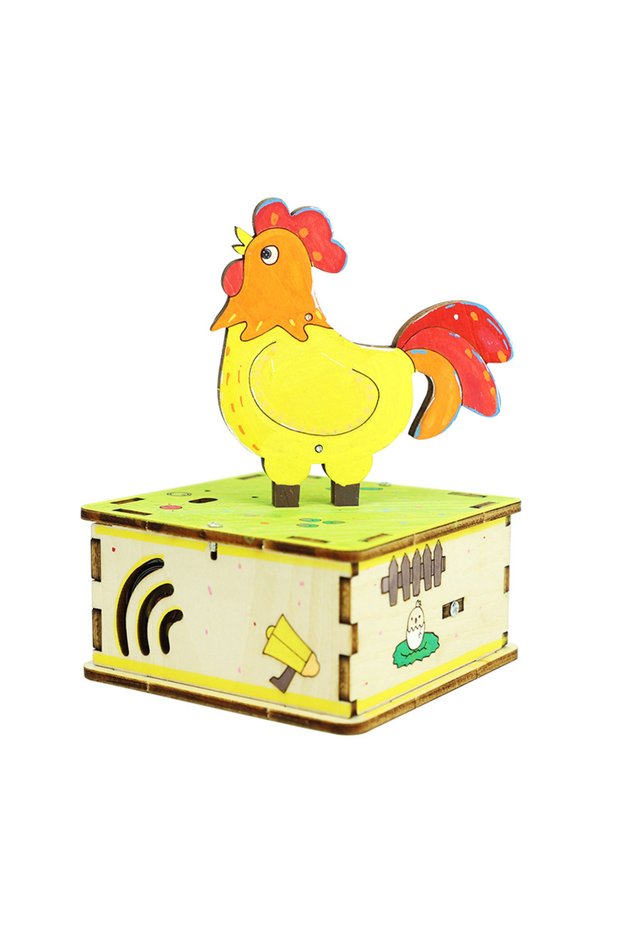 Rooster DIY Rooster DIY Science Experiment Kit & Education Model Toy Light Control Circuit Experimen