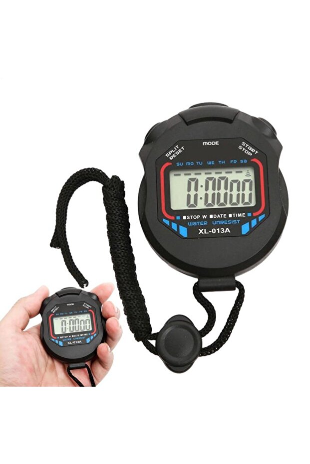 1PC Stopwatch Counter Handheld Sport Stopwatch Countdown Stop Watch Digitale Display LCD Chronometer