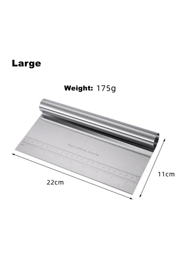 Large Stainless Steel Dough Chopper Bench Scraper Pastry Cutter