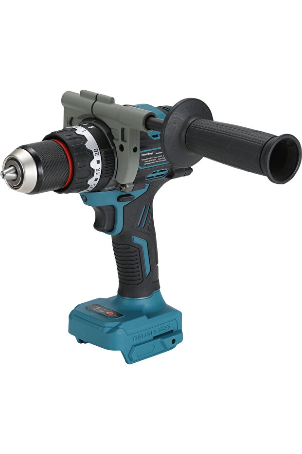 No battery 13mm 160NM Cordless Drill Brushless Impact Drill Auto-locking Chuck Ice Drill Fishing wit