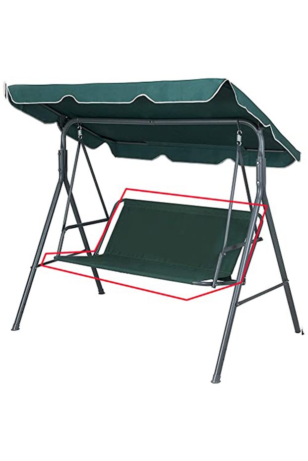 dark green 1PC Outdoor Swing Chair Awning Waterproof Seat Cover Garden Swing Seat Cover Outdoor Swin