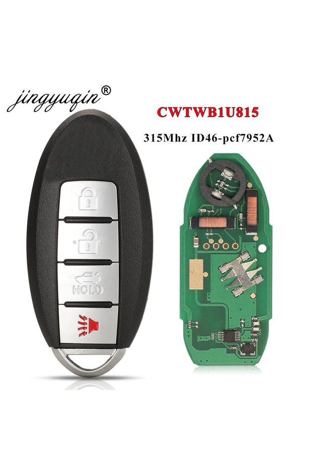 jingyuqin CWTWB1U815 Remote Smart Key suit for Nissan Sunny Teana Sylphy Sentra Versa 315Mhz ID46-pc