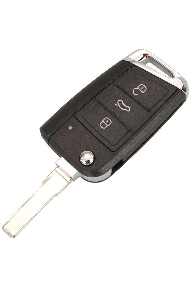 HU66 Blade jingyuqin Folding Key Shell For Volkswagen VW Golf7 MK7 Skoda Seat 3Buttons Remote Car Ke