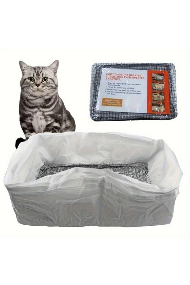 10pcs 10pcs Washable Cat Litter Filters - Easy to Use, Recyclable, Excellent Workmanship, Designed f