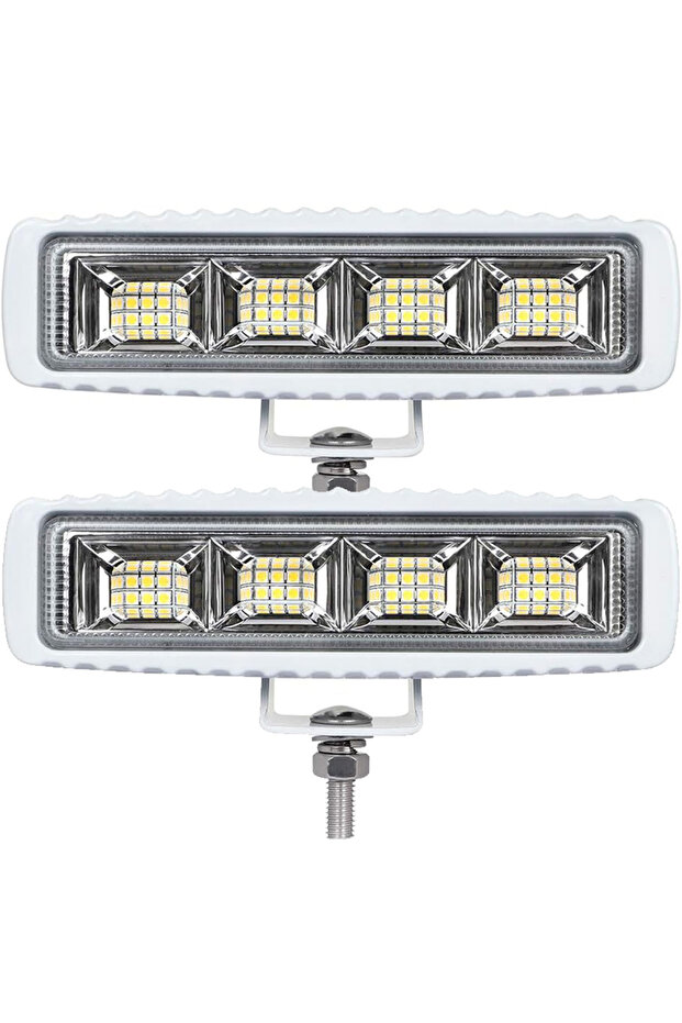 2 pcs ANMINGPU Car Work Light LED Bar 72W 4x4 24 LED Working Bar Offroad SUV ATV Tractor Boat Trucks