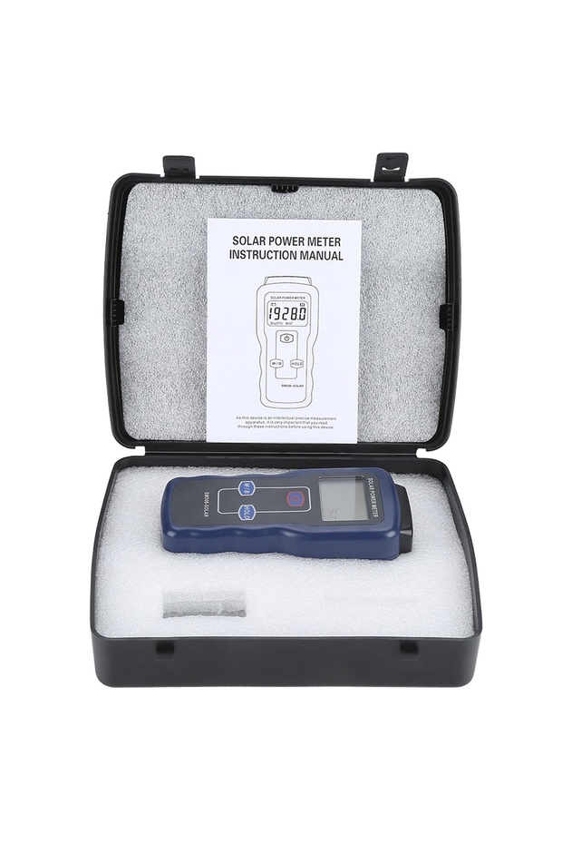 SM206 Digital Solar Power Meter Sun Light Radiation Measuring Testing Instrument Solar Radiation Met