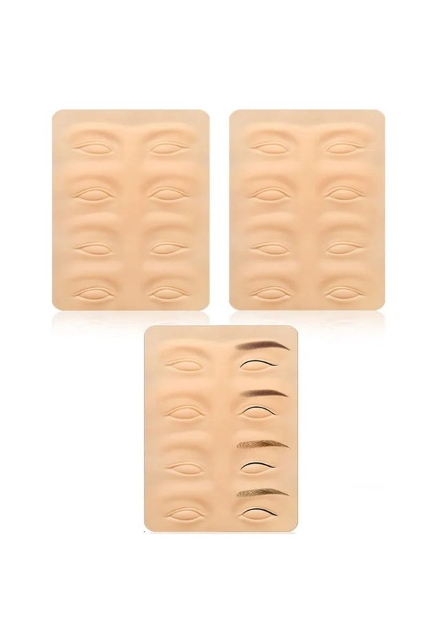 1pcs Tattoo Practice Skin Microblading Supplies Eyebrow Eyeliners Practice Latex Skin Permanent Make