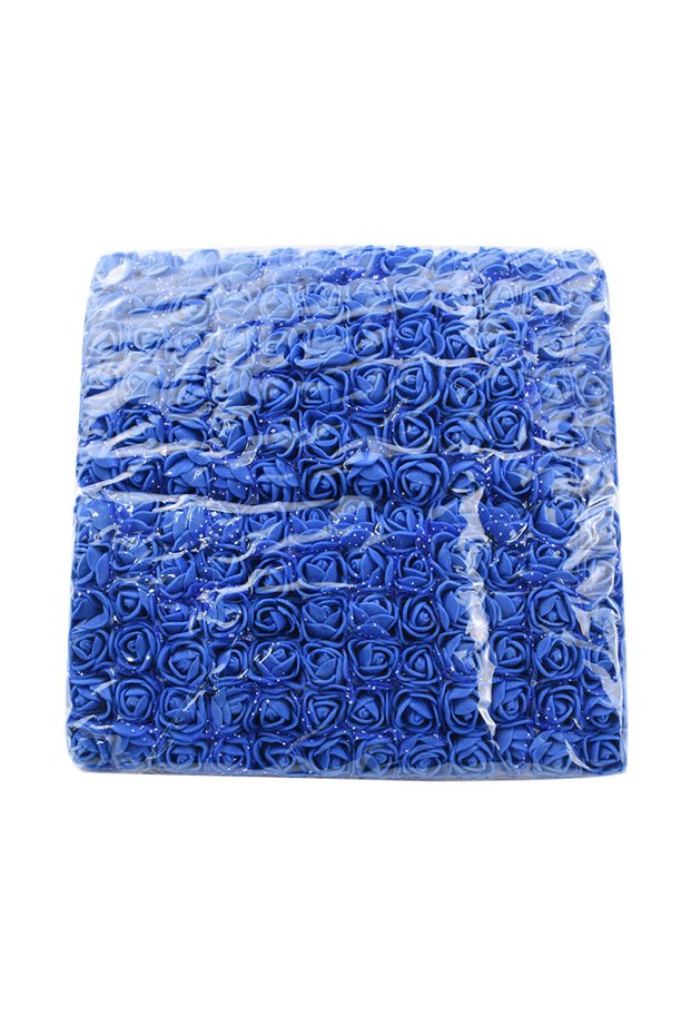 1 bag Royal blue 144pcs Artificial Flower PE Rose Outdoor UV Protection Garden Arch Wreath Wedding H