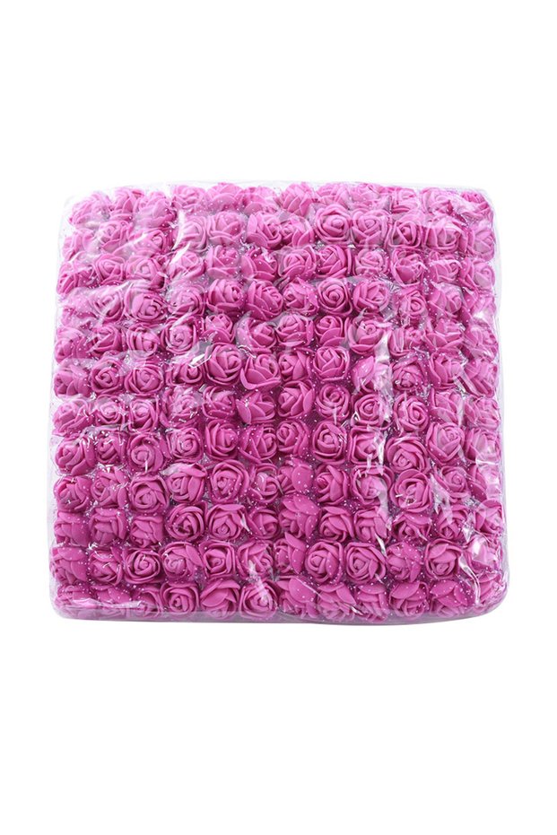 1 bag rose red 144pcs Artificial Flower PE Rose Outdoor UV Protection Garden Arch Wreath Wedding Hom