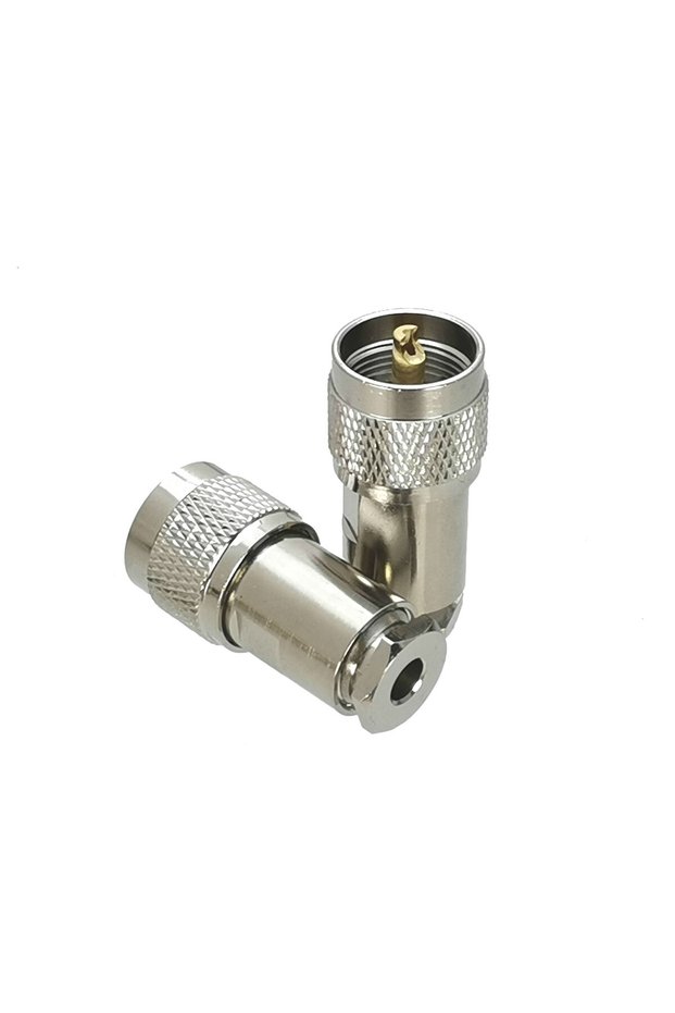 For RG58 RG142 1Pcs UHF PL259 Male PLUG clamp RG8 LMR400 / RG5 RG6 / RG8X LMR240 / RG58 RG142 LMR195