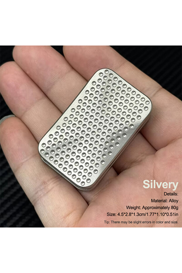 13248-02 1 EDC Fidget Slider Rotating Anti Pressure Metal Soap Sensory Toy Addah Focal Table Toy Sof