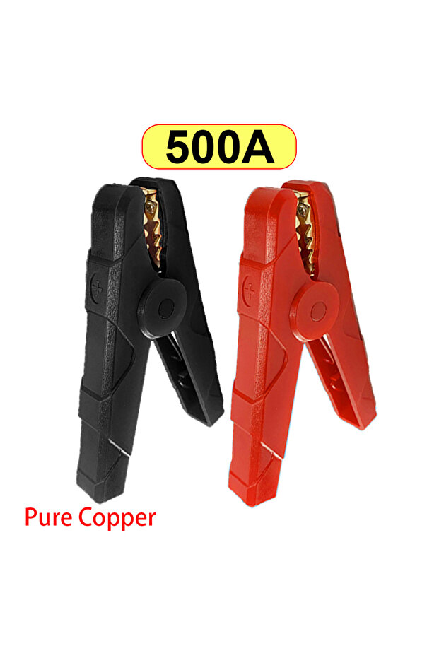 500A 50A 300A Copper Plated Pure Copper Alligator Clips Terminal Electrical Battery Crocodile Clamp