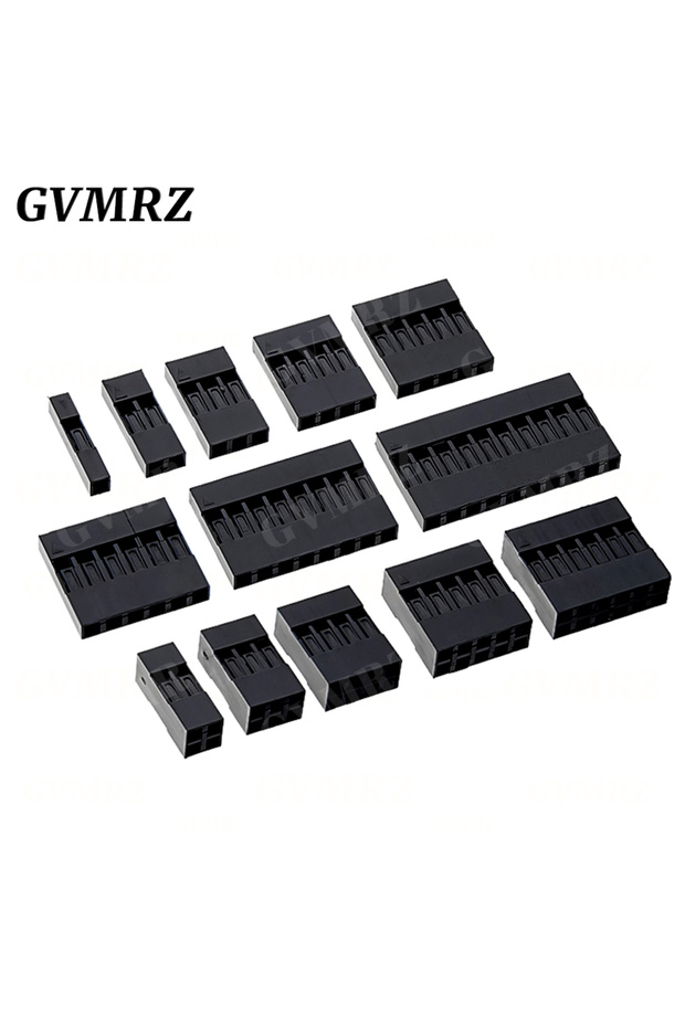 1x4P 100PCS Dupont Plastic Shell Plug 2.54mm Single Row Dupont Connector 1P/2P/3P/4P/5P/6P/7P/8P/9P/