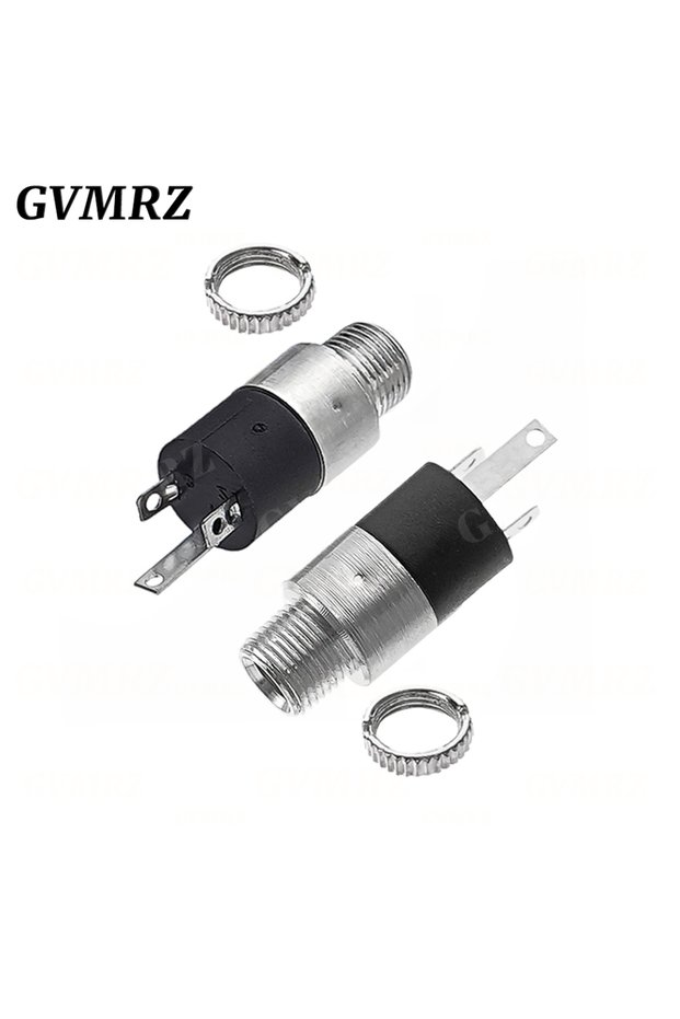 Nickel Plating 5PCS 3.5MM Cylindrical Socket PJ-392 Stereo Female Socket Jack With Screw 3.5 Audio V