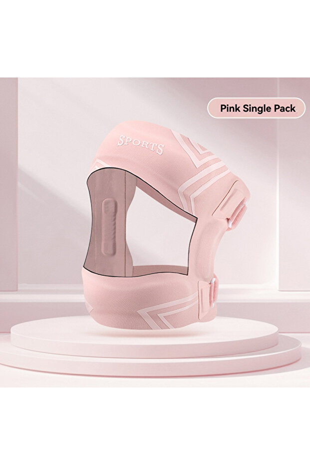 Pink GTUBIKE 1PCS Patella Knee Brace with Side Stabilizers for Men & Women, Adjustable Patellar Tend