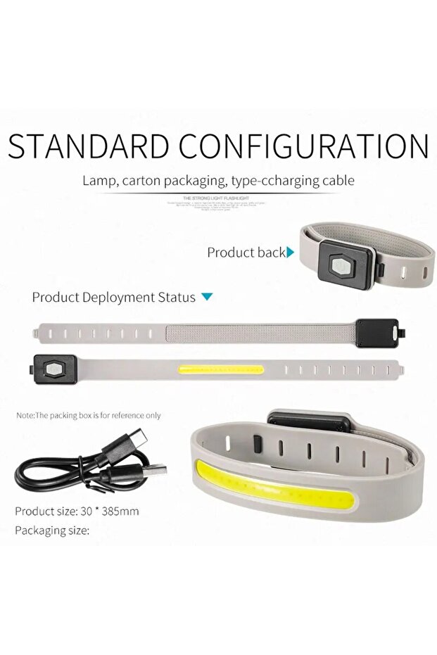 Night Running Light YD2307 LED Mini Portable Armband Light COB Night Running Wrist Lamp 500LM Outdoo