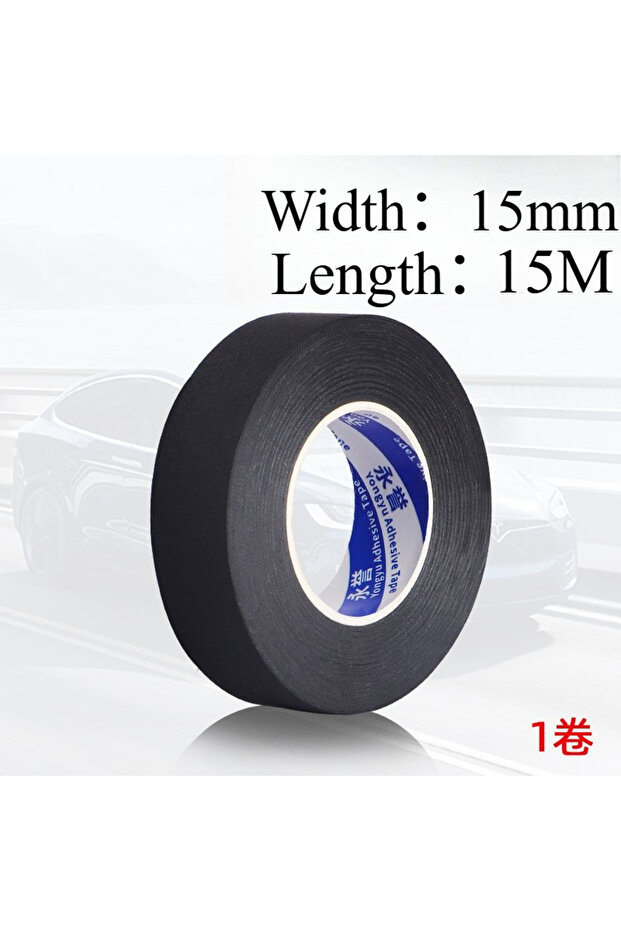 15x15 9/15/19/25/mm Electrical Insulation Heat-resistant Wiring Harness Tape PET Bundle Flame Retar