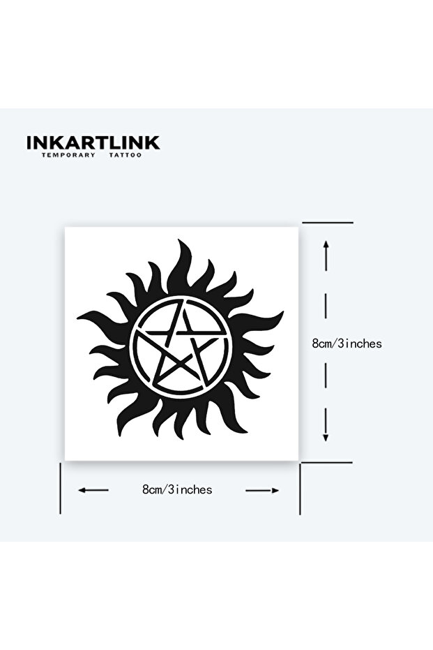 IN-E056 Sun temporary tattoo sticker, waterproof magic tattoo, lasts to 15 days fake tattoo, semi pe