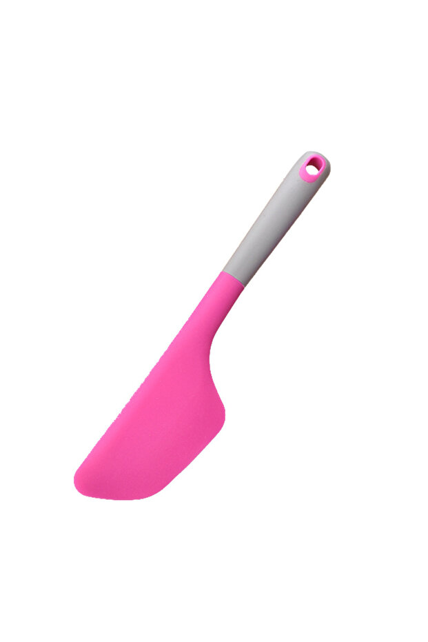 Rose Pink Silicone Spatula Heat Resistant Non-stick Kitchen Turner Spatula for Baking Cake Mixing Co