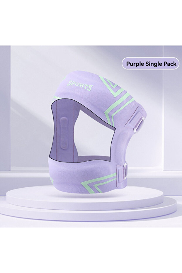 Purple GTUBIKE 1PCS Patella Knee Brace with Side Stabilizers for Men & Women, Adjustable Patellar Te