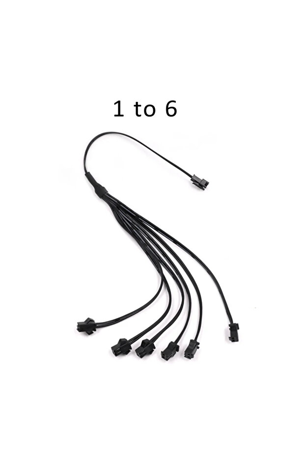 1 to 6 Splitter 2pin EL Wire Splitter Connector 1 to 2 3 4 5 6 7 8 9 10 Ways Cable LED Neon Light Wi