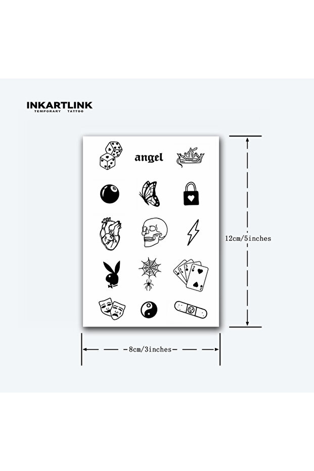IN-E093 Little design temporary tattoo sticker, waterproof longlasting magic tattoo, lasts to 15 day