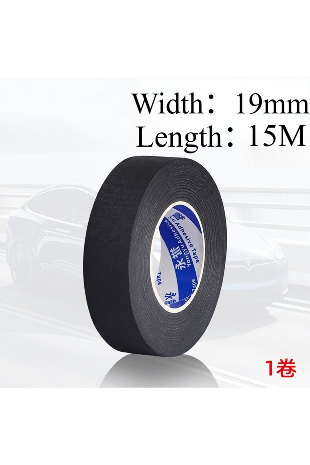 19x15 9/15/19/25/mm Electrical Insulation Heat-resistant Wiring Harness Tape PET Bundle Flame Retar