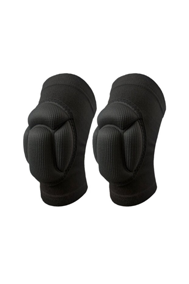 L 1 Pair-Black 1Pair Thickened protection Men Sports Kneepad Elastic Knee Pads Support Fitness Gear