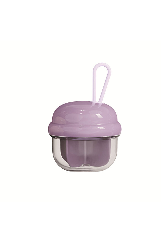Purple 4 Grids Portable Small Pill Organizer Box Travel Weekly Pocket Pill Case Holder Plastic Conta