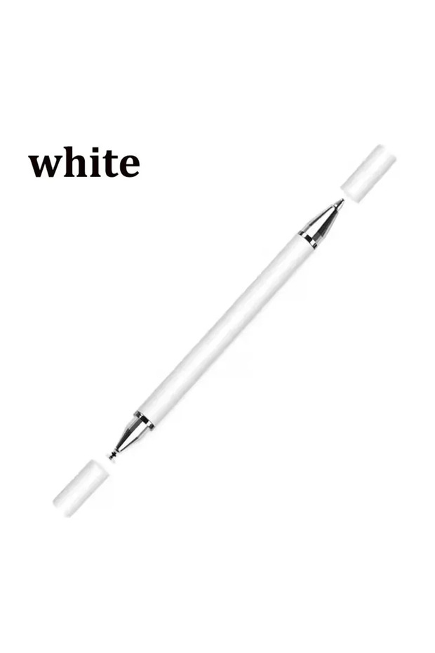 white 1-8Pcs Tablet Phone Touch Screen Pen Disc Silicone 2in1 Dual-Purpose Stylus PaintingOffice Ret