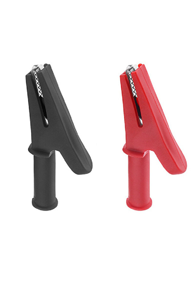 1 pair 1Pair Alligator Clip Copper Crocodile Clips 1000V/20A 4mm Banana Socket Test Clip For Multime