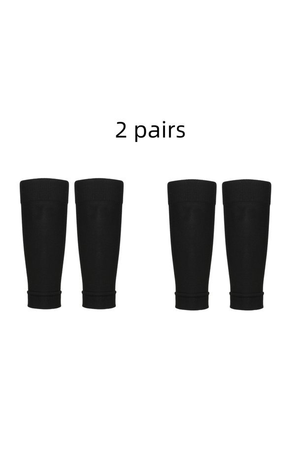 Free black 2 pairs of sports leg covers, calf socks, compression socks, and leg protectors