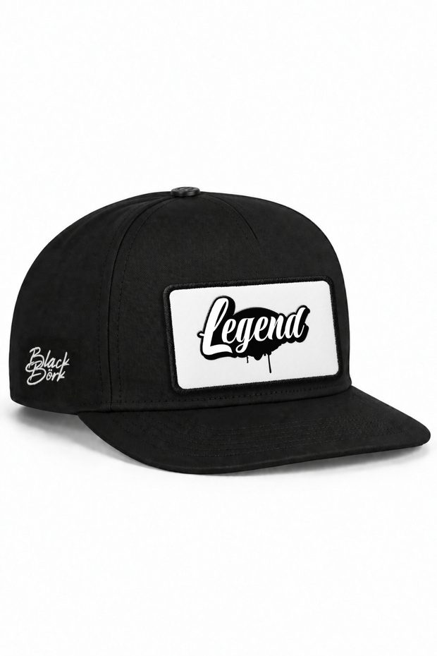 Legend Logo Black Hip Hop Hat