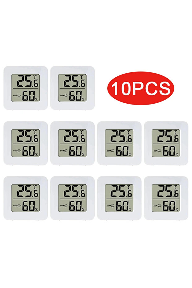10PCS-StyleA Digital Thermometer Hygrometer Indoor Mini Temperature LCD Electronic Monitor Hygromete